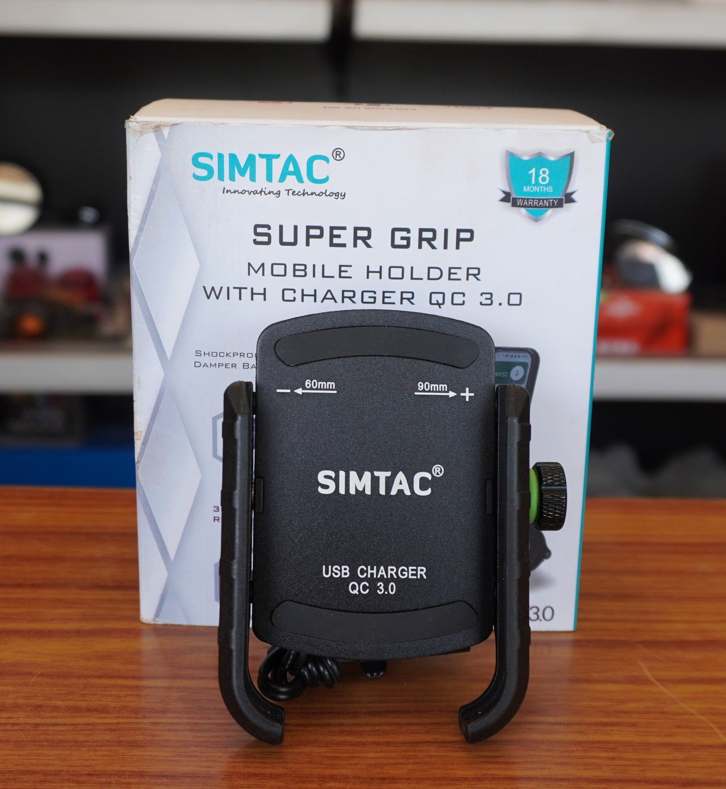 SIMTAC Mobile Holder With Charger