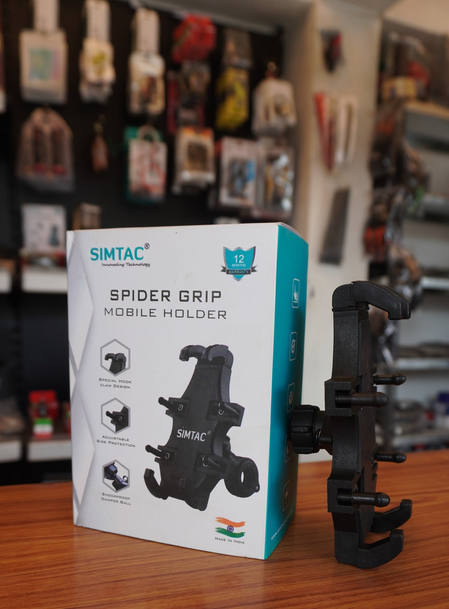 SIMTAC Spider Grip Mobile Holder