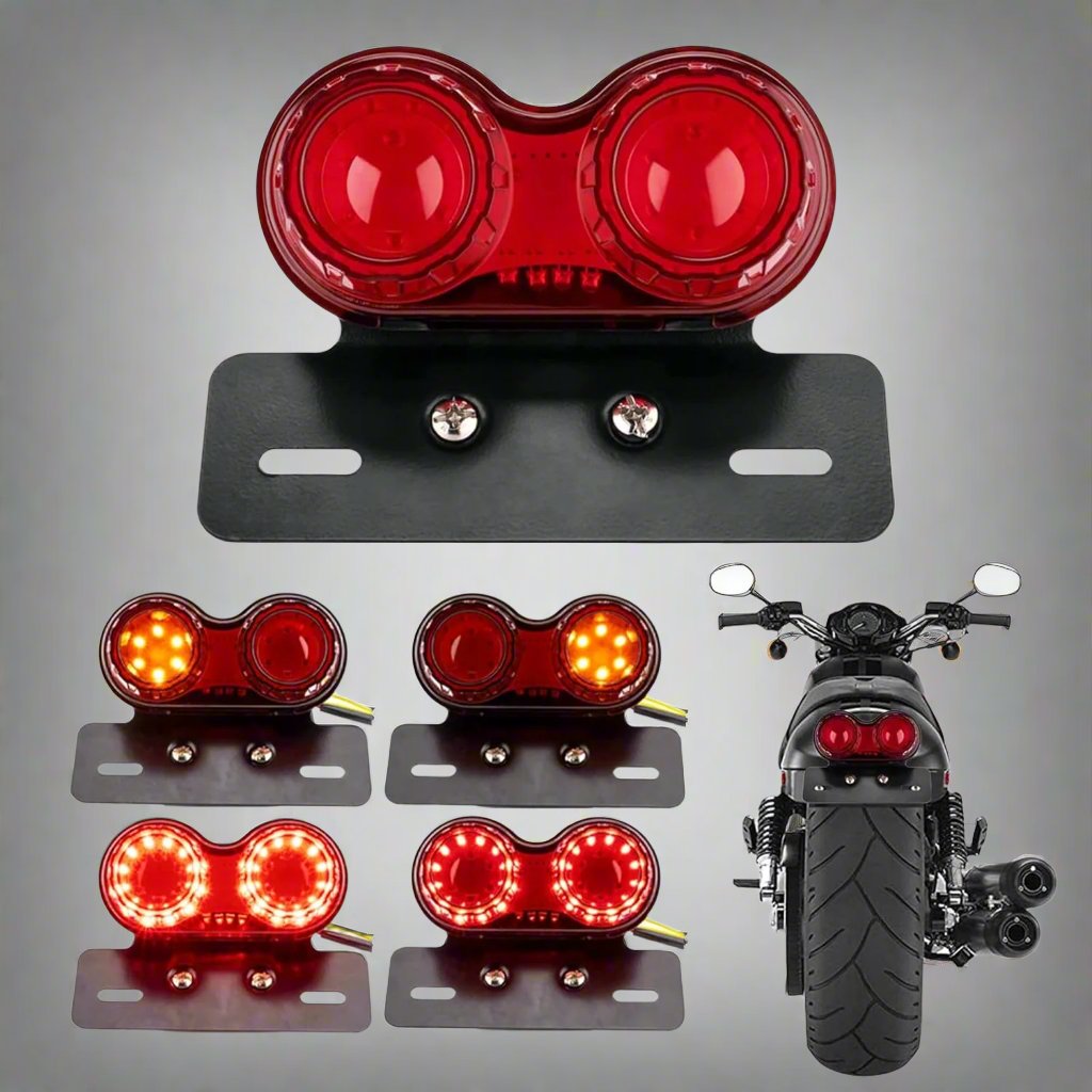 Dual Tail Lamp For Motorcycle Bike