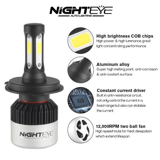 NIGHTEYE Genuine LED Bulb (With 6 Months Warranty)